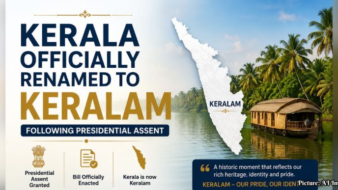 Kerala Officially Renamed to Keralam Following Presidential Assent