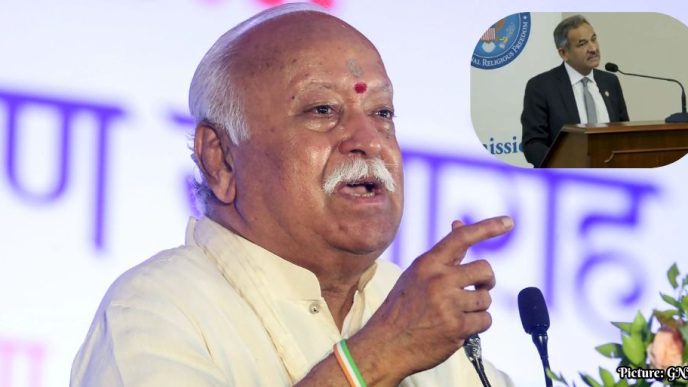USCIRF Calls for Sanctions Against RSS Ahead of Mohan Bhagwat's International Visit