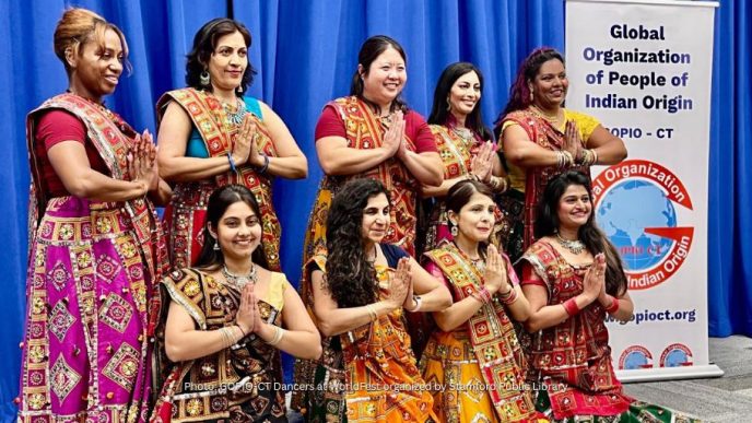 GOPIO-CT Represents India at Stamford Public Library’s WorldFest