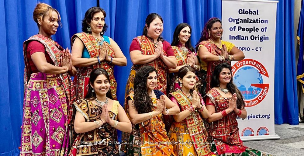 GOPIO-CT Represents India at Stamford Public Library’s WorldFest
