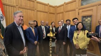 Governor Ned Lamont Inaugurates GOPIO-Connecticut Chapter Chamber of Commerce.