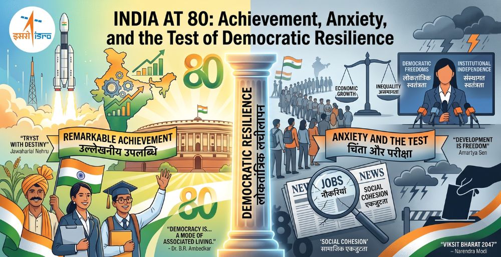 India at 80: Achievements, Anxiety, and the Test of Democratic Resilience