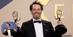 Matthew Rhys Makes Emmy History as Widow’s Bay Sweeps Awards