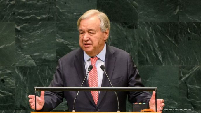 UN Secretary-General António Guterres Addresses Global Challenges at UN General Assembly