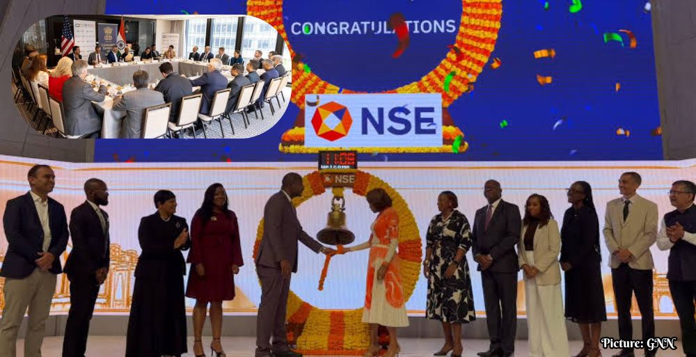 India’s Finance Minister Rings NASDAQ Bell, Highlights India’s Investment Story