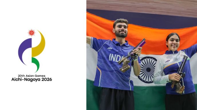 Suruchi Singh and Kamaljeet Secure Gold in 10m Air Pistol Mixed Team Event at Asian Games