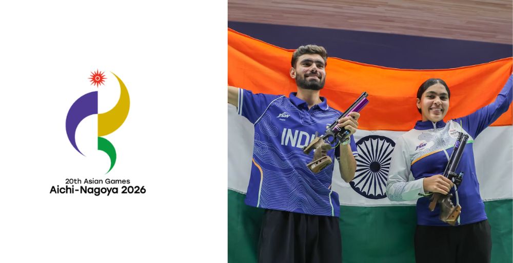 Suruchi Singh and Kamaljeet Secure Gold in 10m Air Pistol Mixed Team Event at Asian Games