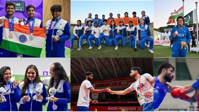 Historic Six-Gold Surge Propels India Into Top Five of Asian Games Medal Standings