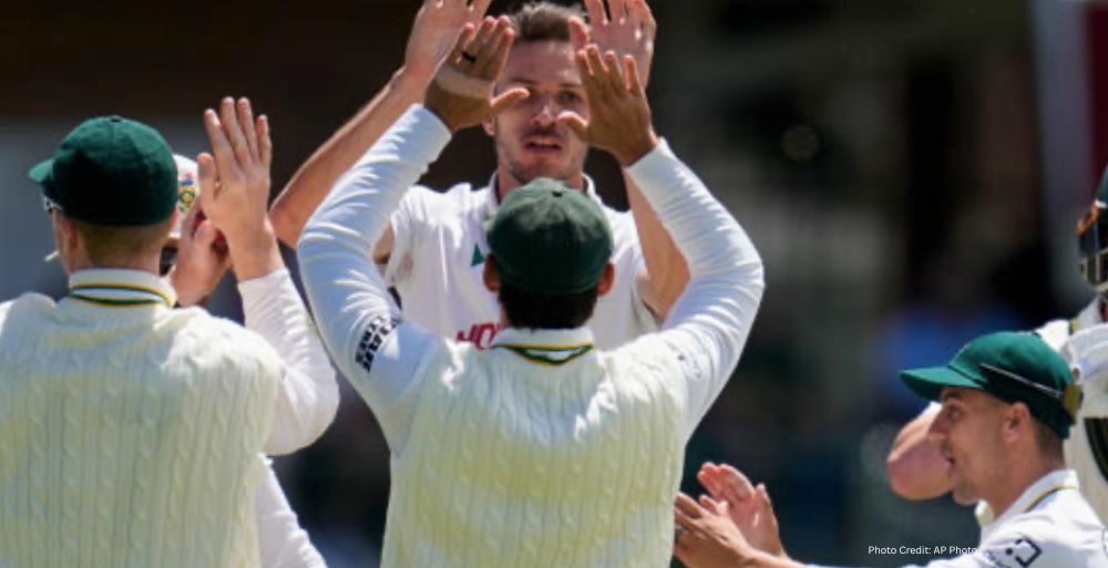 Jansen Four-Wicket Blitz Leaves Australia Reeling at 69-6 Against South Africa
