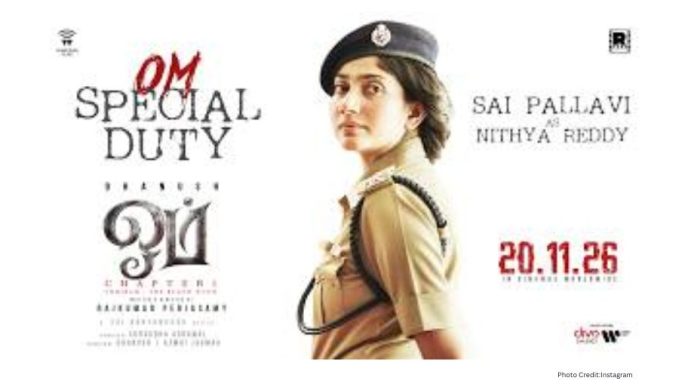 Sai Pallavi Suits Up as IPS Officer Nithya Reddy in Dhanush and Rajkumar Periasamy’s ‘OM – Chapter 1’