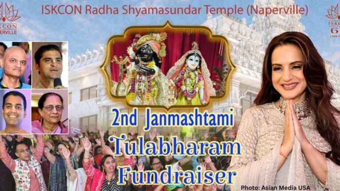 When Krishna’s Mercy Met Chicago’s Heart: ISKCON Naperville’s Historic Janmashtami Tulabharam Turns Faith into a Living Temple.