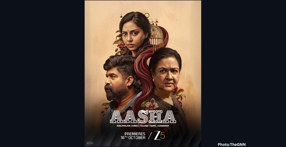 Zee5 Global to premiere psychological thriller Aasha, starring Urvashi, on 16th October.