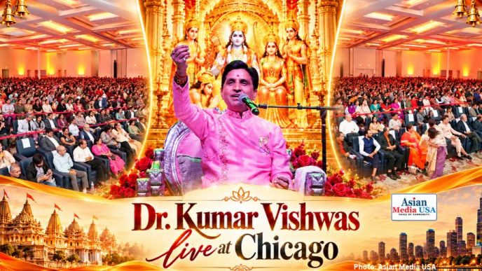 When Poetry Became Prayer: Dr. Kumar Vishwas Captivates Chicago with “Apne Apne Ram”