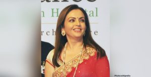 Nita Ambani Showcases Heritage with Handwoven Ashavali Sari at Swadesh Anniversary